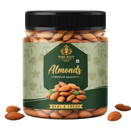 Image of THE NUT LUXURY Pure California Almonds 100gm (Badam Giri) | Premium Whole Almond Kernels | Natural Almond Nuts | Protein & Fiber Rich Dry Fruits | Healthy Snack | Fresh Crunchy California Badam