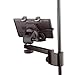 K&M Konig & Meyer 19740.000.55 Tablet/iPad Holder for Microphone Stand - Switch from Landscape to Portrait - Professional Grade for all Musicians - Studio or Remote Home Use - German Made - Black
