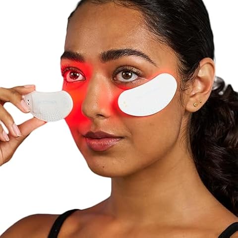 SmoothSkin DuoLux Mini Red Light Therapy LED Eye Patches with 24 Hydrocolloids; Boosts Collagen; Reduces Wrinkles; Firms & Brightens Cover