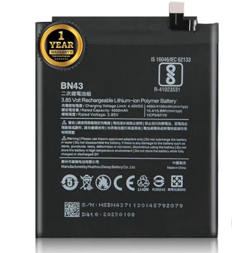 Image of BN43 Battery for Redmi Note 4 Battery with 1 Year Warranty** (I197)