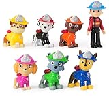 Paw Patrol Fire Rescue Confezione della Squadra con 7 Personaggi, tra Cui Ryder e 6 Cuccioli, Giocattoli per Bambini e Bambine, 3+ Anni
