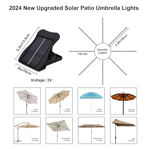 Reviews y listado de Sombrillas Solares con Iluminación LED favoritos de las personas. 26 Imagen adicional