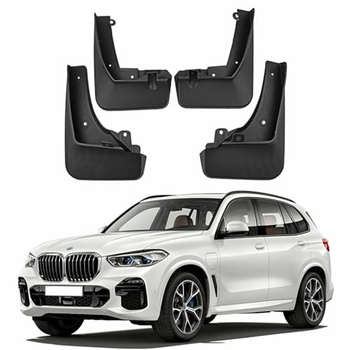 BODHIS Mud Flaps Kit for BMW X5 M Sport 2019 2020 2021 2022 2023 Guards Mudguards Splash Accessories Front and Rear Set
