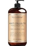 New York Biology Anti Cellulite Massage Oil 240 ml – Made with 100% Natural Oils – Body Oil for Massage Therapy, Muscle Relaxation and Deep Tissue