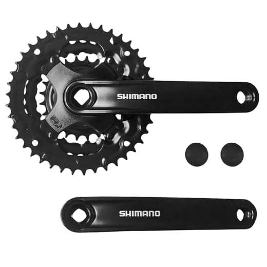 Shimano Tourney Fahrrad Kurbel Garnitur FC-TY301 Vierkant 42-34-24 Zähne für 3x6/7/8 Fach 170mm