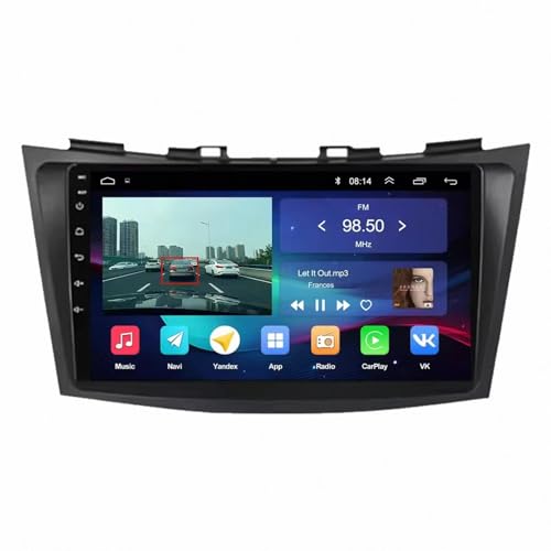Autoradio touchscreen display para Suzuki Swift 4 2011-2015 con navegador GPS y Bluetooth