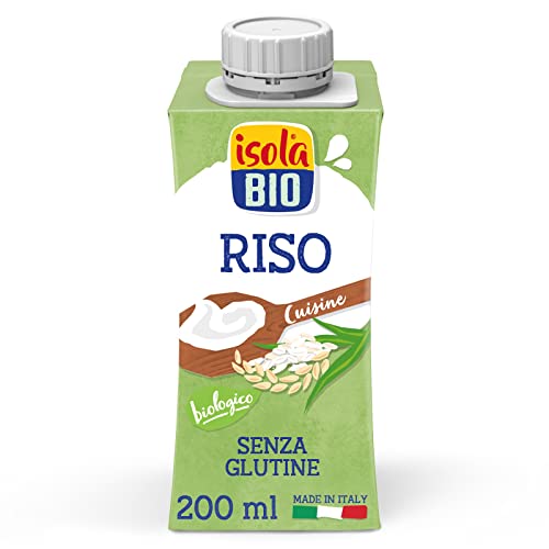 Isola Bio Org Rice Cream For Cooking 200 Ml (Order 24 For Trade Outer)