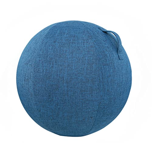 Silla de pelota de yoga para mejorar la postura y aliviar el dolor de espalda, cómoda cubierta de tela para uso doméstico y de oficina