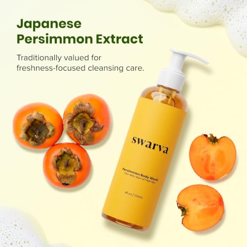 Image of Japanese Persimmon Body Wash | Odor Cleanser - Sensitive Shower Gel, 2 Pack
