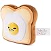 GUND Sanrio Gudetama The Lazy Egg Stuffed Animal, Gudetama Egg Toast Plush Toy for Ages 1 and Up, 5”