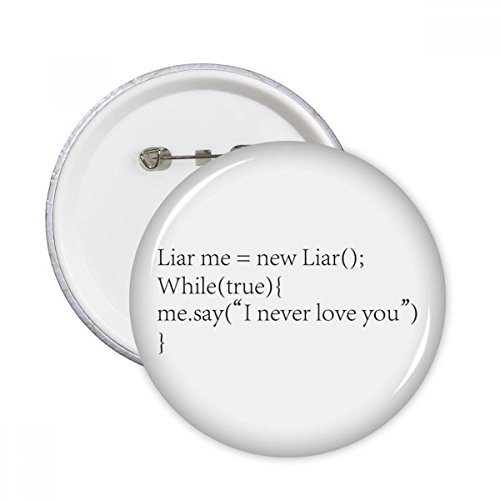 Badge Programmeur Liar Me pour customiser des vêtements ternes avec style et originalité