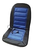 zwei Heizstufen im EIN-/AUS-Schalter
auch für KFZ mit Seitenairbag geeignet
Farbe Schwarz/ Blau, Abmessungen 95 x 47 cm