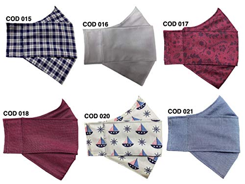 Pacote C/ 10 Un Máscara 3d - Várias Estampas