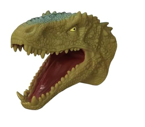 FANTOCHE DINOSSAURO TRICERÁTOPS DE VINIL
