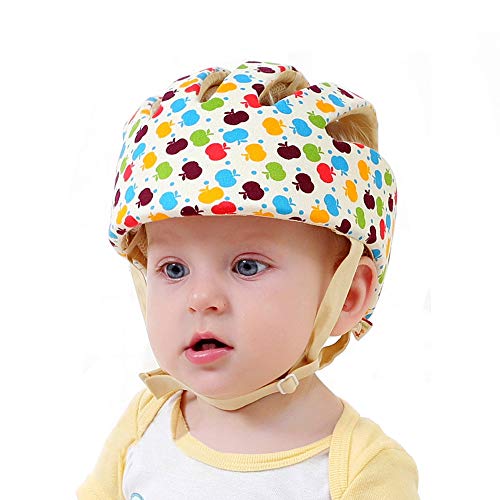 Infant Baby Safety Helmet, IULONEE Toddler Adjustable Protective Cap, Children Safety Headguard Harnesses