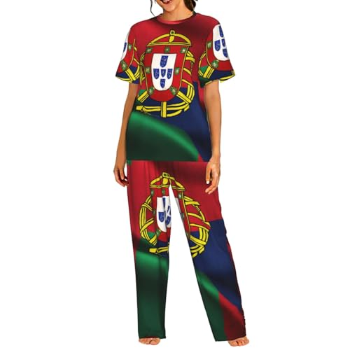Pyjama femme Portugal manches courtes idée cadeau idéale