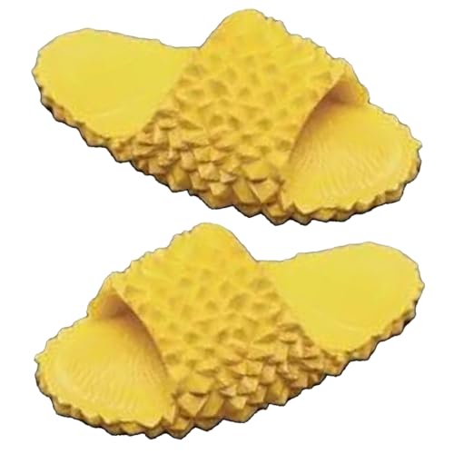 Cute Funky Fruit-Themed Durian Slippers for Women and Girls - Comfortable Indoor/Outdoor & Travel Sandals