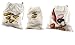 Set of 3 Cotton Muslin Produce Bags (Onions, Potatoes, and Small Mushrooms) - Machine Washable