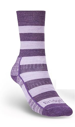 Bridgedale HIKE Lightweight Merino Performance Boot Original-Women's- Small-Lilac/Purple