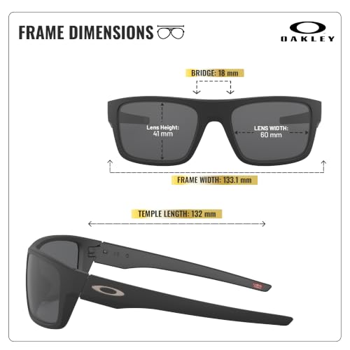 Image of Oakley DROP POINT OO9367 Rectangle Sunglasses With Official Eyewear Kit | Men's Sunglasses