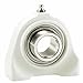 System Plast UCPA206-30M-SS-NC Tapped Base Bearing, White Nolu-Clean Housing with 30" Bore Diameter, 3" Width