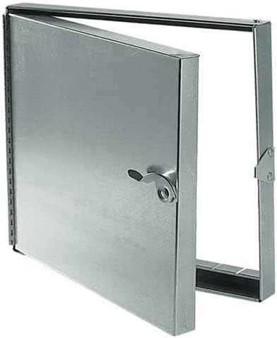 Hinged Duct Access Door, Galvanized Steel, 14x14