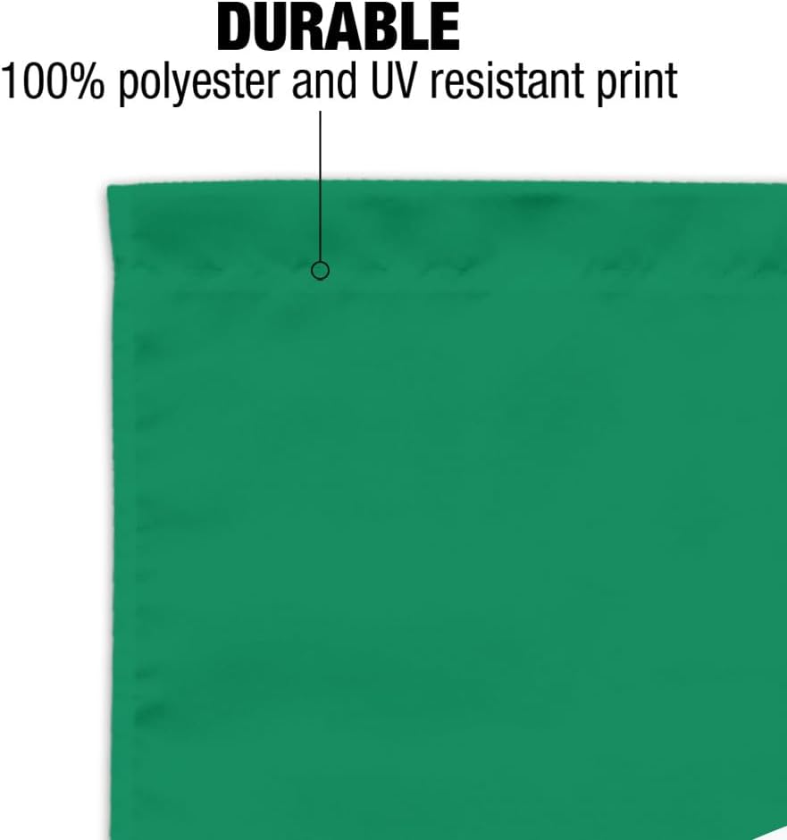 Green Lantern White Logo Garden Yard Flag