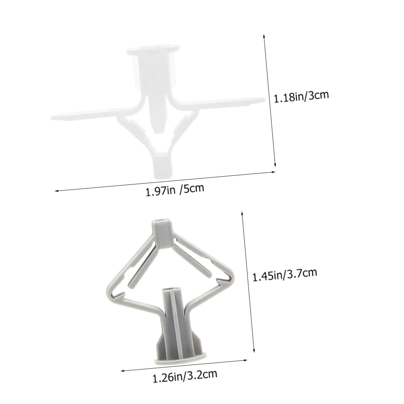 Cabilock Self-Drilling Drywall Anchors 400-piece Kit Heavy Duty Wall Anchors Easy-Thread Butterfly Expansion Bolts