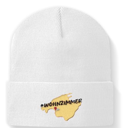 Casquette de baseball Malle avec finitions soignées en blanc épuré taille M