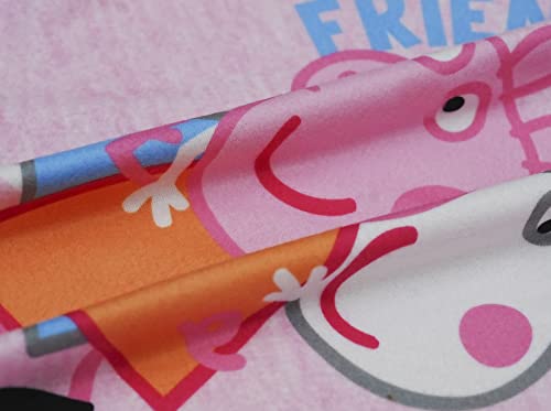 Peppa Pig Girls Toddler Soft Polyester Pajamas, 3 Piece - Pink, Size, 2 Piece Fleece, Size 2T K220282PP2T4