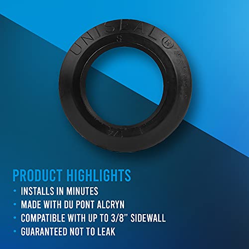 1 1/4"Uniseal Flexible Tank Adapter (Bulkhead) - 5 Pack #TOP1