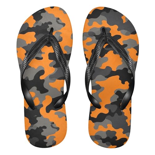 RunningBear Camo Colorful Abstract Womens Flip Flops Sandals Summer Sandal