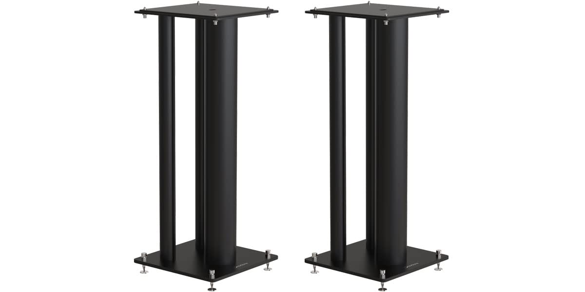 Norstone Stylum Max Noir satin - Pieds d'Enceintes (la paire)
