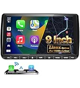 URVOLAX DAB+ autoradio met scherm voor VW Skoda Seat: 9 inch dubbele DIN-radio met draadloze app...
