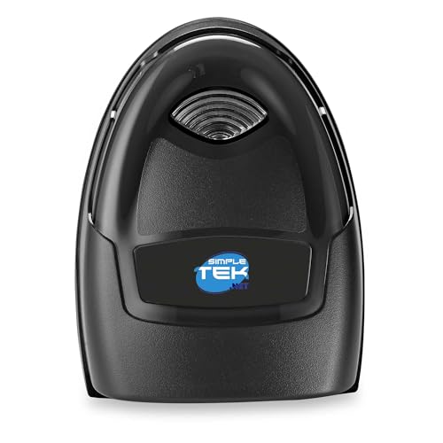 Lecteur codes-barres 1D 2D USB RS232 Simpletek noir version autonome