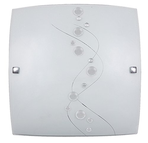 Preisvergleich Produktbild Rabalux 3755 Ruby, Wand- und Deckenleuchte, Weiß-Chromfarbene Schraube