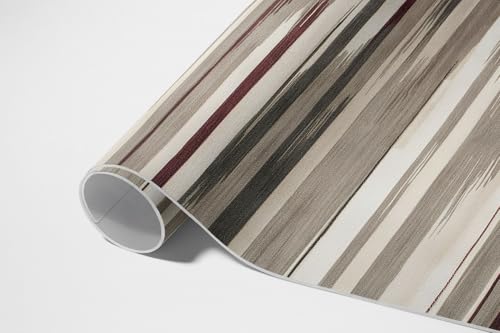 Tapis en vinyle d'architecte 140x210 cm style maison déco