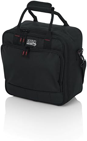 Gator Cases Padded Nylon Mixer/Gear Carry Bag with Removable Strap; 12" x 12" x 5.5" (G-MIXERBAG-1212),Black