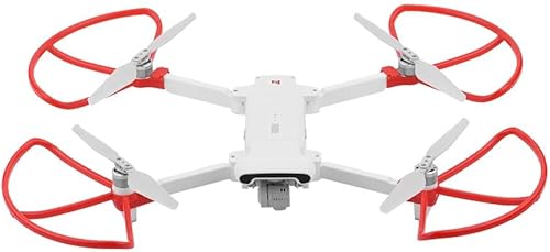 Miniatura 4 de BayDe 4 piezas de tren de aterrizajeanillo de protección para drone V2 FIMI X8 SE 2019202020222022 con accesorios de cámara (color  blanco guardia)