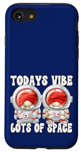 Unique Space Astronaut Lover Gnome Mom And Dad Gifts With Funny Family Saying For Gnome Lover. Todays Vibe Lots Of Space Gnome Gifts For Women Men And Kids, Who Loves Hanging With My Gnomies.