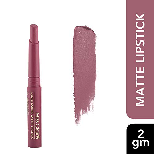 Image of Miss Claire Longlasting Matte Lipstick, Dark Pink 34, 2 g