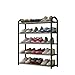 Organizer per scarpe da ingresso per ingresso a 5 strati ad alta capacità portascarpe organizer per scarpe può essere utilizzato per scarpe da ingresso da bagno Zapatero per ingresso (colore nero)