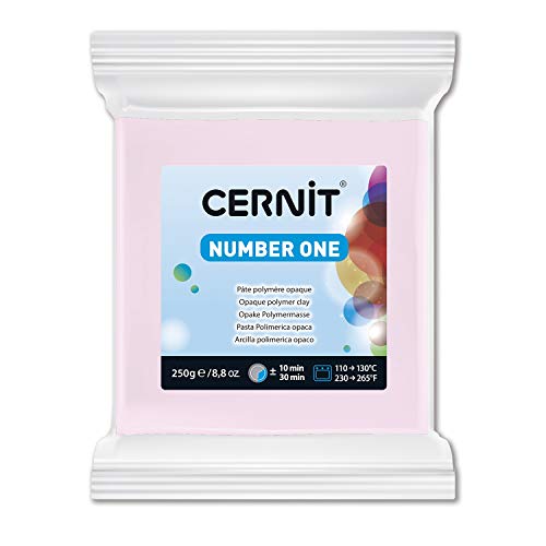 CERNIT CE0900250475C - Pâte polymère Number One 250g - Rose - Opaque