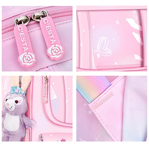 Ticllov Backpacks For Girls,Girls Backpack For Elementary School Bags For Girls,Teen Suitable For Children Aged 5-15 Pink #TOP3
