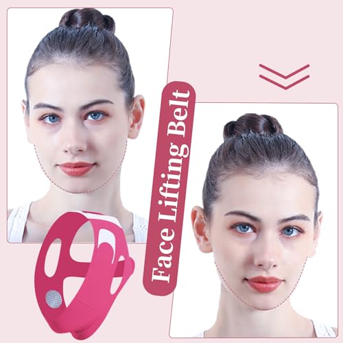 Generic Cinto de levantamento de rosto, faixa de levantamento de queixo duplo de grafeno, contorno d