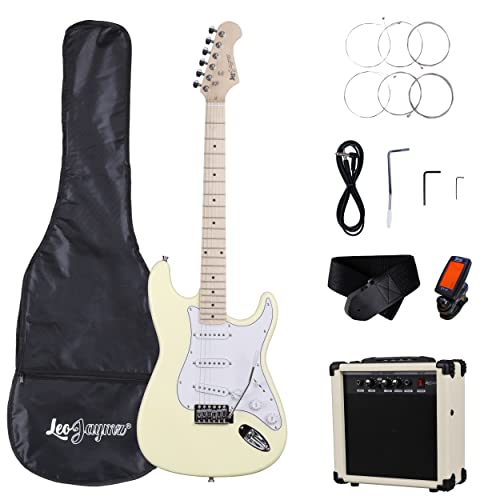 Leo Jaymz 39 Inch Full Size Electric Guitar Kit Electric