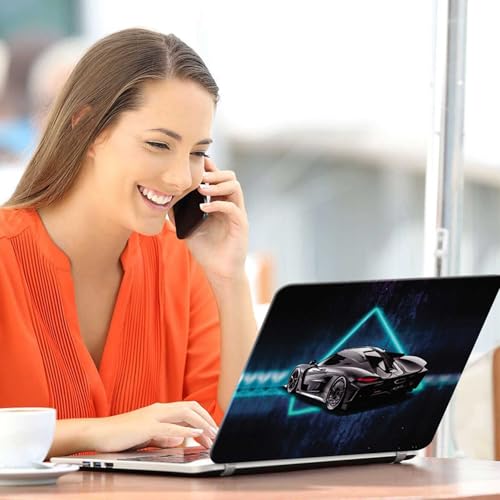 Image of Galaxsia Sport Car Full Body Vinyl Laptop Skin /Sticker /Cover Upto 15.6 Inches Laptops Laminated-Removable-HD Quality Compatible for Hp-Dell-Sony-Lenovo-Asus etc.(15x10 Inches)