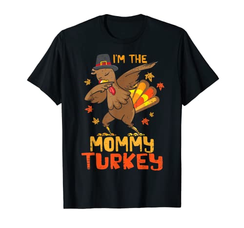 Linda soy la mamá pavo familia juego de Acción de Gracias Camiseta