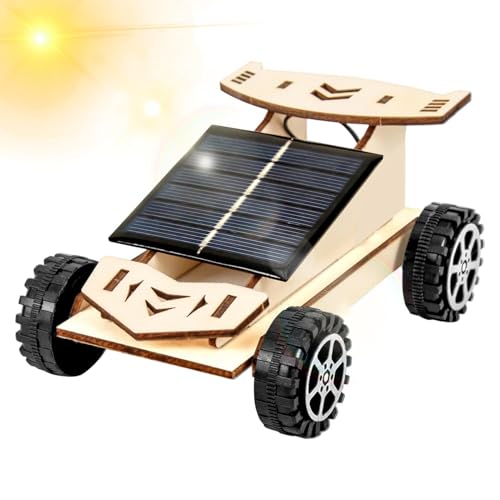 ソーラーカー キット - 手作り教育科学工作 | ソーラーソーラーシステムキットシステムキット - ご家庭でのクラフト 屋外での遊び 学校の授業やクラブ活動 誕生日会 休日のパーティー 様々なアクティビティやイベントにぴったりな男の子向けの知育