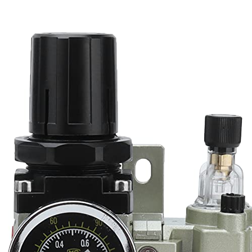 Luchtfilterdruk,Luchtfilter drukregelaar Kit Aluminiumlegering luchtregelaar met manometer voor chemische… - Image 8